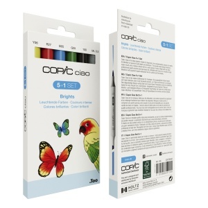 Set 5 + 1 Markere Copic Ciao Brights 22075550 - Img 2