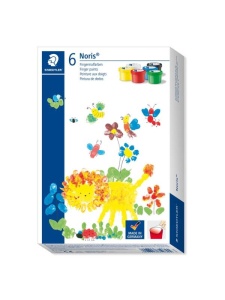 Set 6 finger paints Noris Club 8816D
