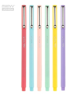 Set 6 linere Marvy Uchida 0.5mm colectia Pastel 4300-6P