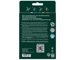 Set 6 markere acrilice Multimark culori de baza blister Faber-Castell FC186003