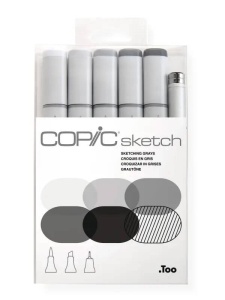 Set 6 markere Copic Sketch Sketching Grays 21075681