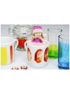 Set 6 x 20ml culori pentru portelan Porcelaine 150 Chalk Initiation Pebeo 756473