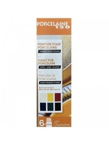 Set 6 x 20ml culori pentru portelan Porcelaine 150 Initiation Pebeo 756471