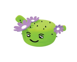 Set creatie cu argila usoara, 6 culori, Squishy Hero Cactusita, Okto, OK70124