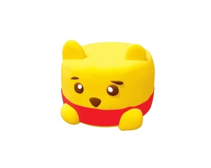 Set creatie cu argila usoara, 6 culori, Squishy Hero Squiny Pooh, Okto, OK70128