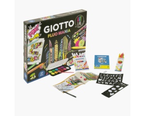Set creativ Giotto Art Lab Fluo Mania 582500