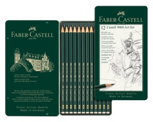 Set de 12 Creioane Castell 9000 (Art Set)