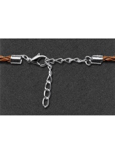 Set de 2 carabine argintii cu lantisor 12 mm Meyco 61453