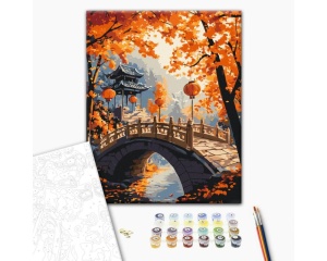 Set pictura pe numere autumn promenade BS54395