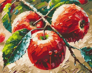 Set pictura pe numere fresh apples Oleg Loburak BS54166