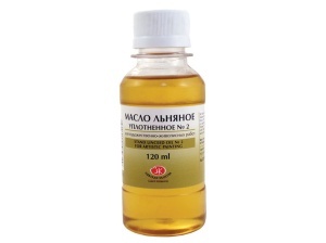 Ulei de in Nr. 2 pentru pictura, 120 ml