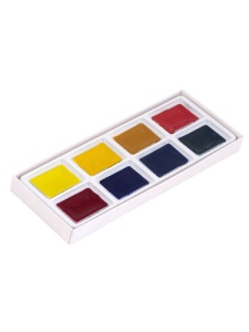 Acuarele fine set 8 x 2.5 ml in cutie de carton Ladoga 20411911