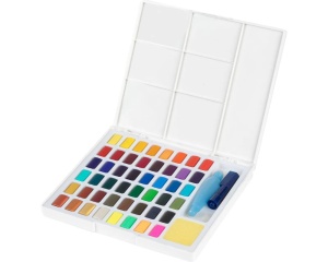 Acuarele set 48 in cutie de plastic Studio Faber Castell 169748