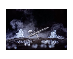 Aerograf Ultra 2024 cu 0.45mm si Cupa 5ml Harder & Steenbeck 120231 - Img 6