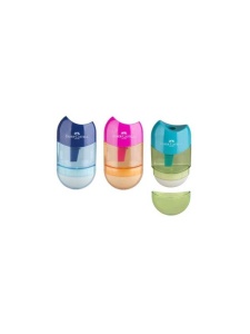 Ascutitoare plastic cu radiera trend Faber Castell 183604