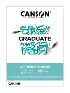 Bloc Graduate Lettering Maker Canson 180g/mp