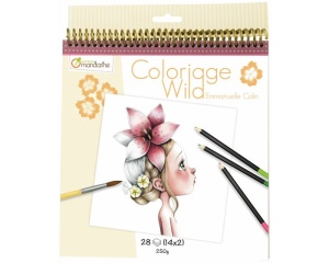 Carte de colorat Wild1 28 file Avenue Mandarine GY065O
