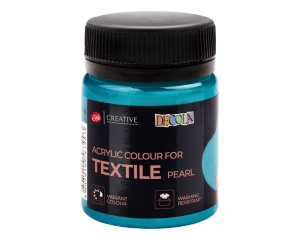 Culori acrilice textile perlate 50 ml Decola pentru bumbac si materiale textile
