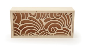 Cutie De Depozitare Din Lemn Cu Perforatii 18x8,5x5cm 106311 Graine Creative