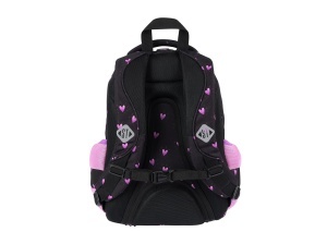 Ghiozdan SM St. Right Ballerina 40x28x18cm 683268 4 Compartimente Negru/Violet - Img 3