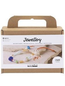 Kit creativ Mini-Craft, colier cu margele din sticla, 977695