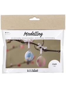 Kit creativ Oua de Paste cu aspect de marmura, cod 977663