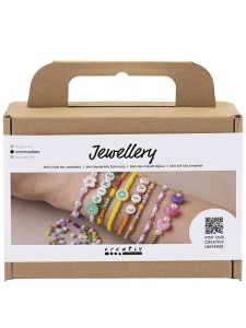 Kit creativ pentru bratari colorate, Mini-Craft, 977616