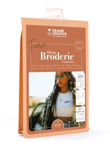 Kit de broderie pentru imbracaminte Fierce Graine Creative, cod 420246