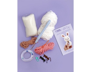 Kit de Crosetat Amigurumi Jucarie pentru Bebelusi model Iepure Graine Creative 420274
