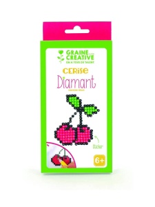 Kit mozaic pentru copii cu strasuri Cirese Graine Creative, cod 750213