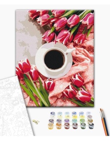 Kit pictura pe numere Coffee Spring 53470