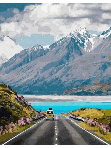 Kit pictura pe numere Journey to the mountains Profiart GX31640
