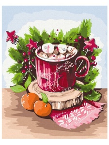 Kit pictura pe numere Marshmallows in a Cup 52744