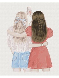 Kit pictura pe numere Selfie Girlfriends Profiart BS51342