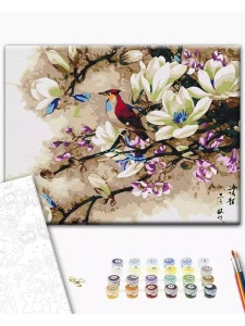 Kit pictura pe numere Songs of an Exotic Bird 52162