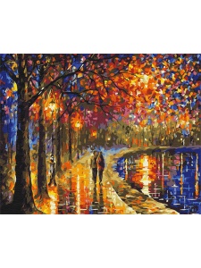 Kit pictura pe numere Walk in the Bright Park 51972