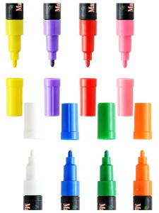 Marker cu creta Bistro Chalk Fluo Marvy Uchida 482