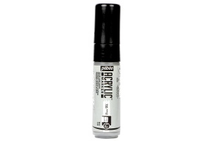 Marker cu vopsea acrilica multisuprafete, varf tesit (chisel) 5–15 mm, pentru linii de grosimi diferite, Pebeo Acrylic Marker