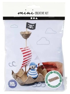 Mini Kit Creatie Barca Piratilor din cofrag de oua 977433