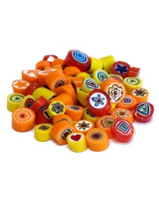 Mozaic Millefiori Yellow-Red Mix 50 g Mosaikstein