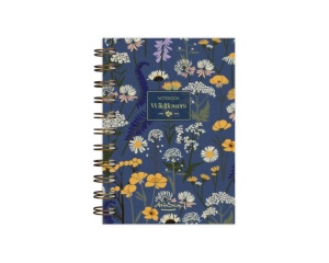 Notebook Flori de camp Blue spiralat 80g 120 file