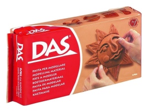 Pasta de modelaj DAS teracota, uscare la aer, pentru modelaj si creatii artistice