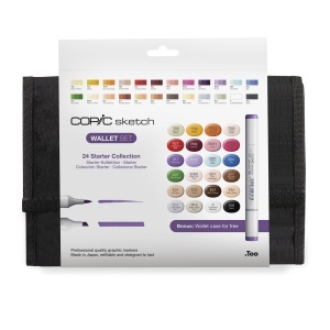 Penar Echipat Cu 24 Markere Copic Sketch Starter Set 21075424