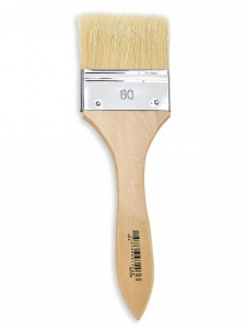 Pensula lata cu fibre naturale ulei/acril Pebeo