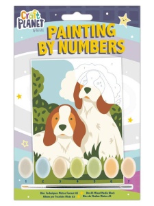 Pictura pe numere pentru copii Mini Kit Craft Planet Dog DP Craft CPT-658700
