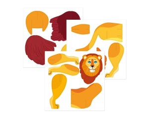 Puzzle 3D model Leu My Mandarine, cod PU035C