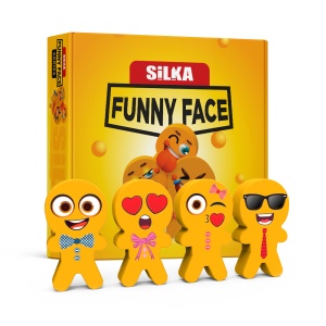 Radiera Silka Funny Faces SK-501730