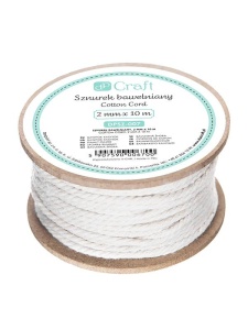 Rola snur decorativ din macrame 2mmx10m Dp Craft dpsz-007