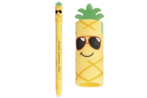 Roller 0.7mm Albastru Erasable Ananas Summer Breeze Eberhard EF582117