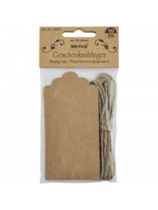 Set 10 etichete de carton Meyco 34817